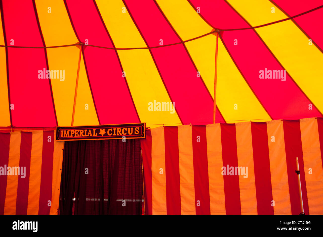 tenda di circo Foto Stock