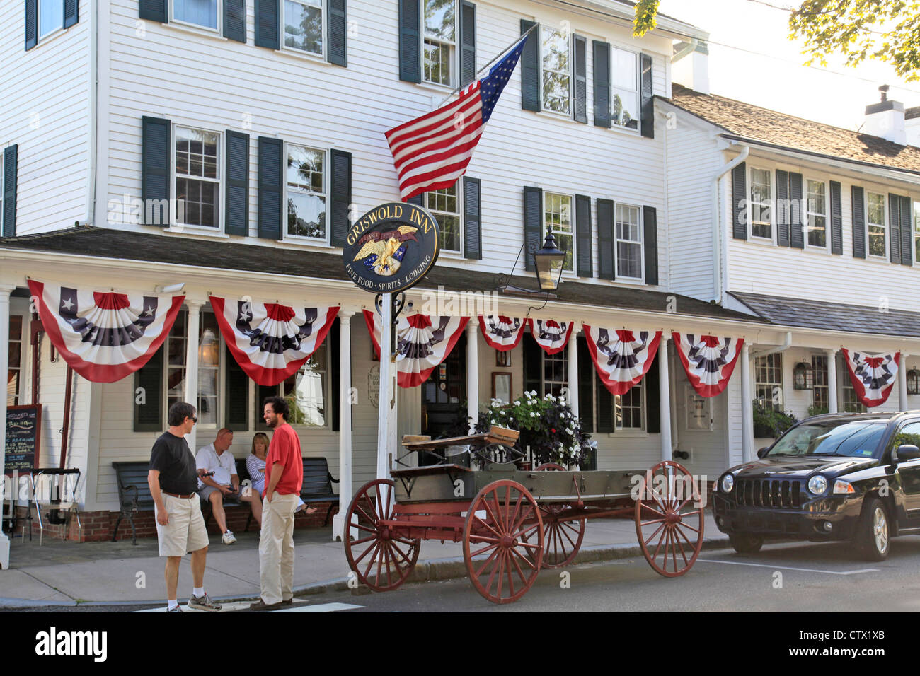 La Griswold Inn in Essex CT Foto Stock