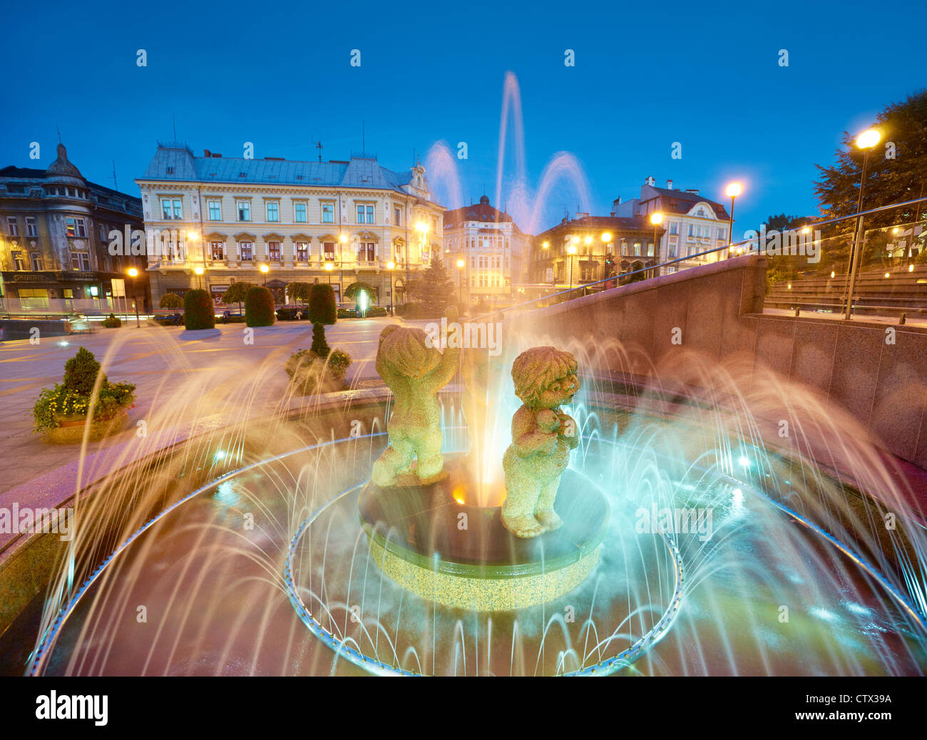 Bielsko-Biala, Slesia regione, Polonia, Europa Foto Stock