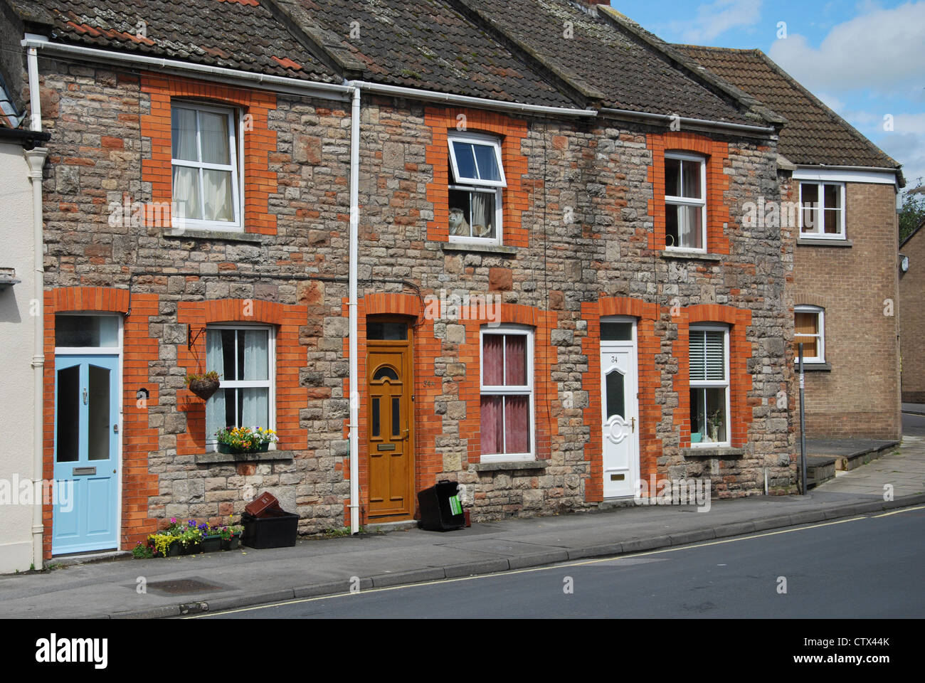 Via Nazionale, Wells Somerset REGNO UNITO Foto Stock