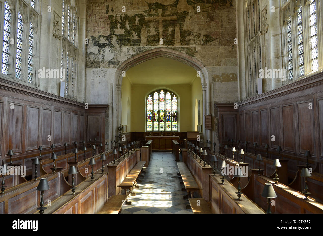 Guild Chapel, Stratford upon Avon, Warwickshire, Regno Unito Foto Stock