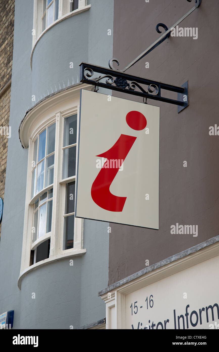 Ufficio informazioni turistiche, Broad Street, Oxford, Oxfordshire, England, Regno Unito Foto Stock