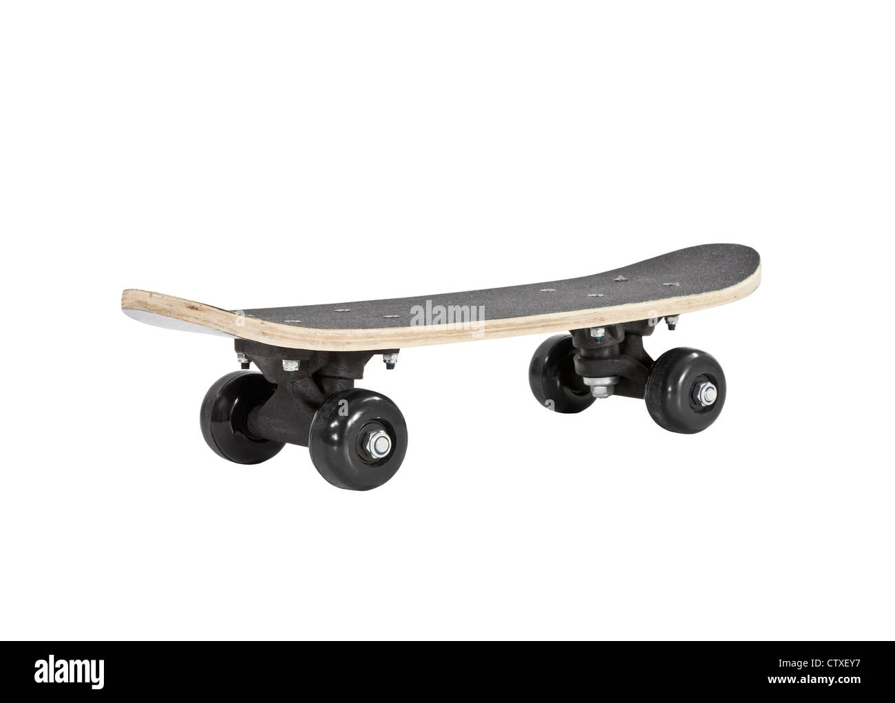 Toy skateboard isolato con percorso di clipping. Foto Stock