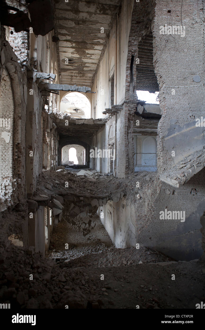 Darul Aman palace, Kabul, Afghanistan Foto Stock