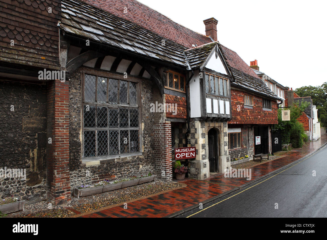 Anne of Cleves House di Lewes, East Sussex, Inghilterra. Foto Stock