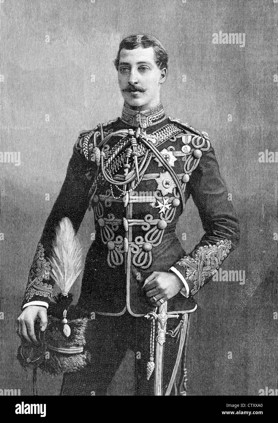 Il PRINCIPE ALBERT VICTOR, Duca di Clarence e Avondale (1864-1892), primogenito di Edward VIII Foto Stock