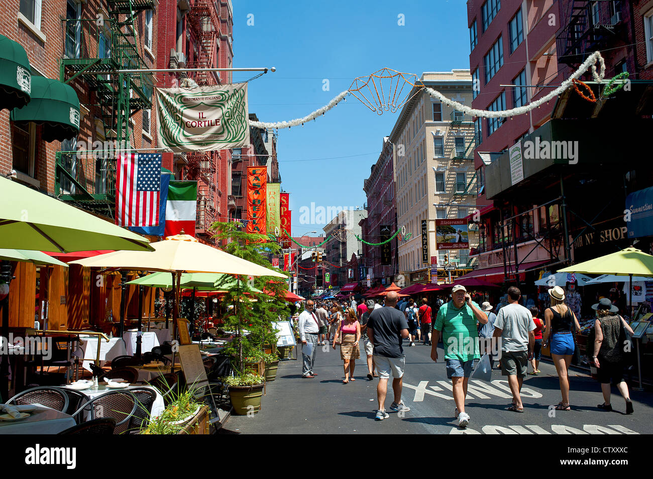 Festa di San Gennaro a Little Italy Foto Stock