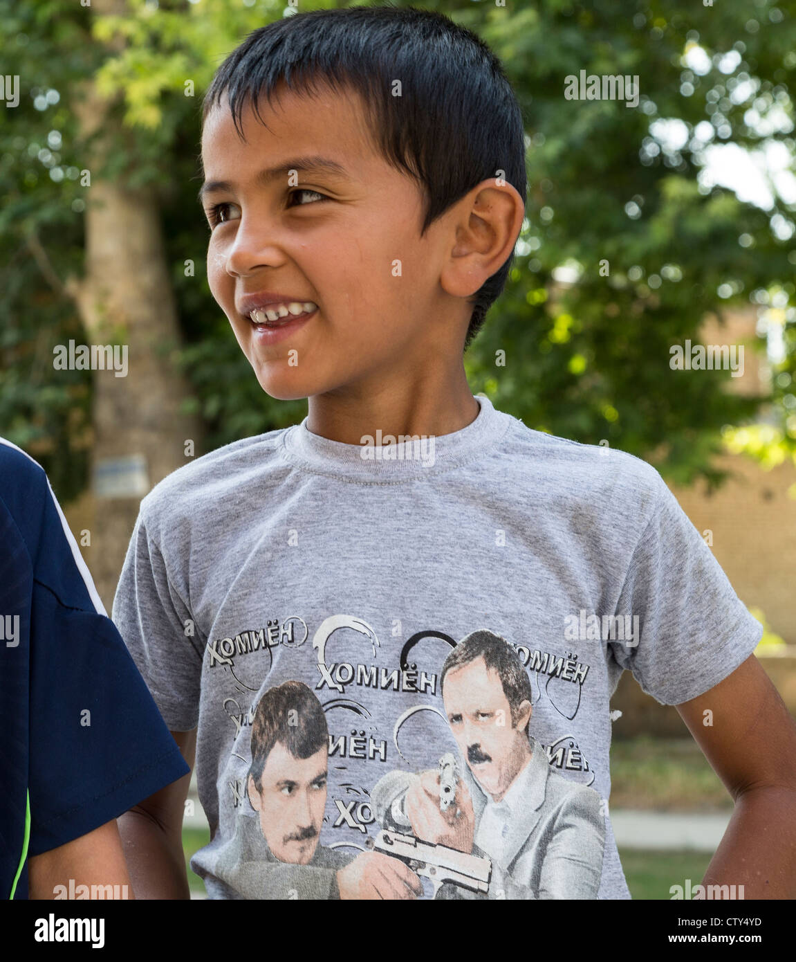 Il ragazzo, Istaravshan, Tagikistan Foto Stock