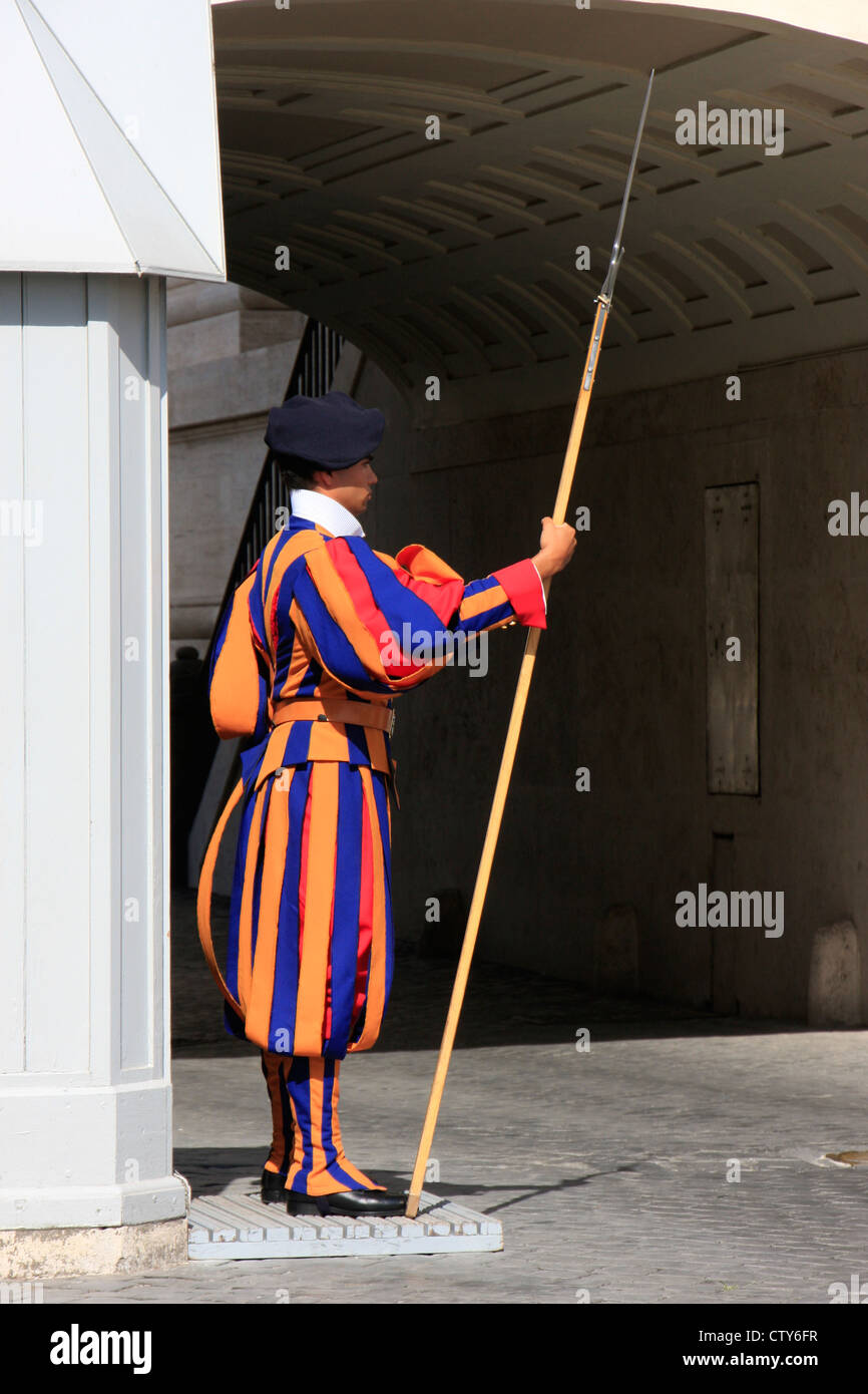 Guardia Svizzera, Città del Vaticano, Roma, Italia Foto Stock