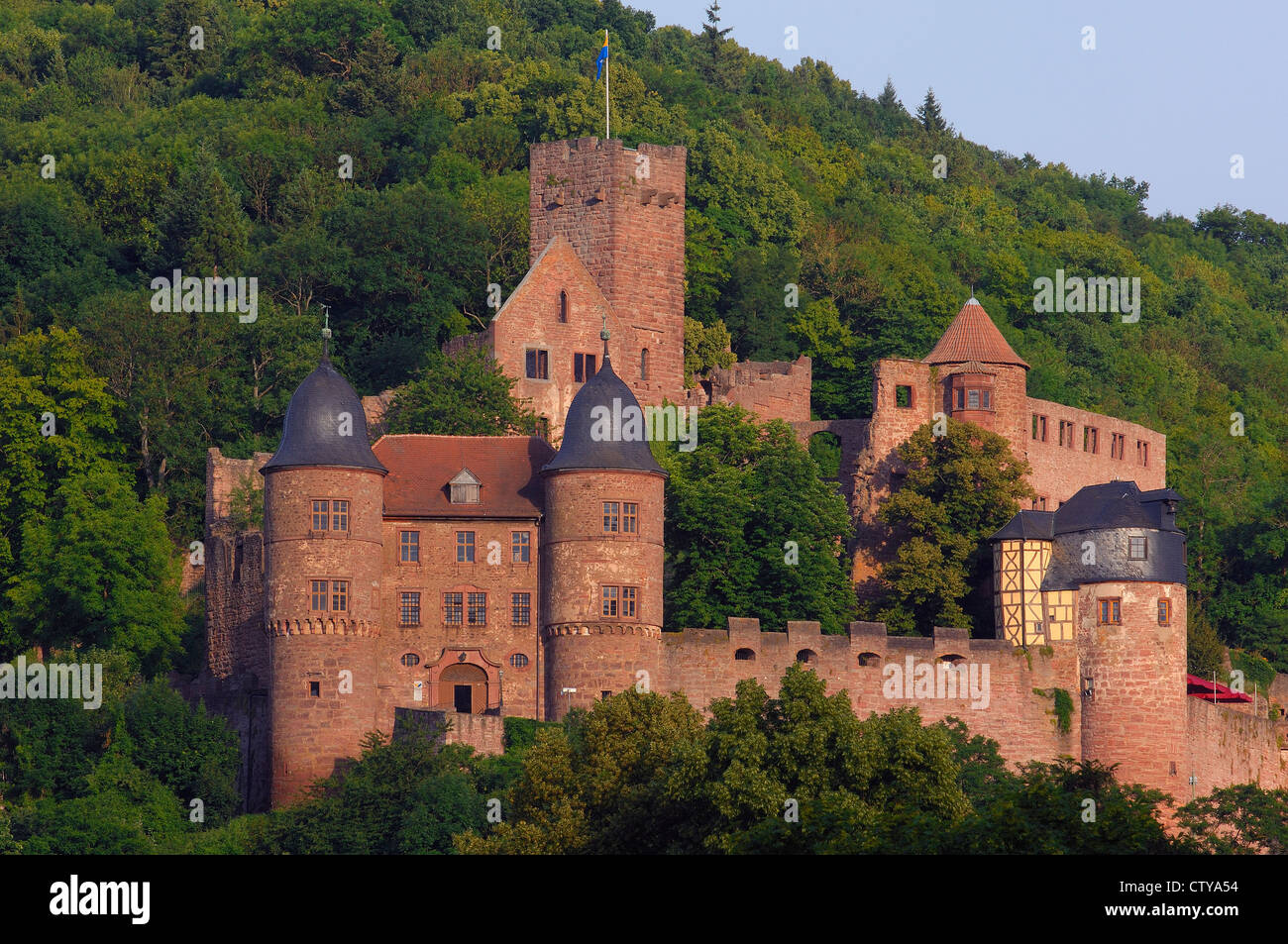 Wertheim, questo Land, Main-Tauber, Strada Romantica, Romantische Strasse, Germania Foto Stock