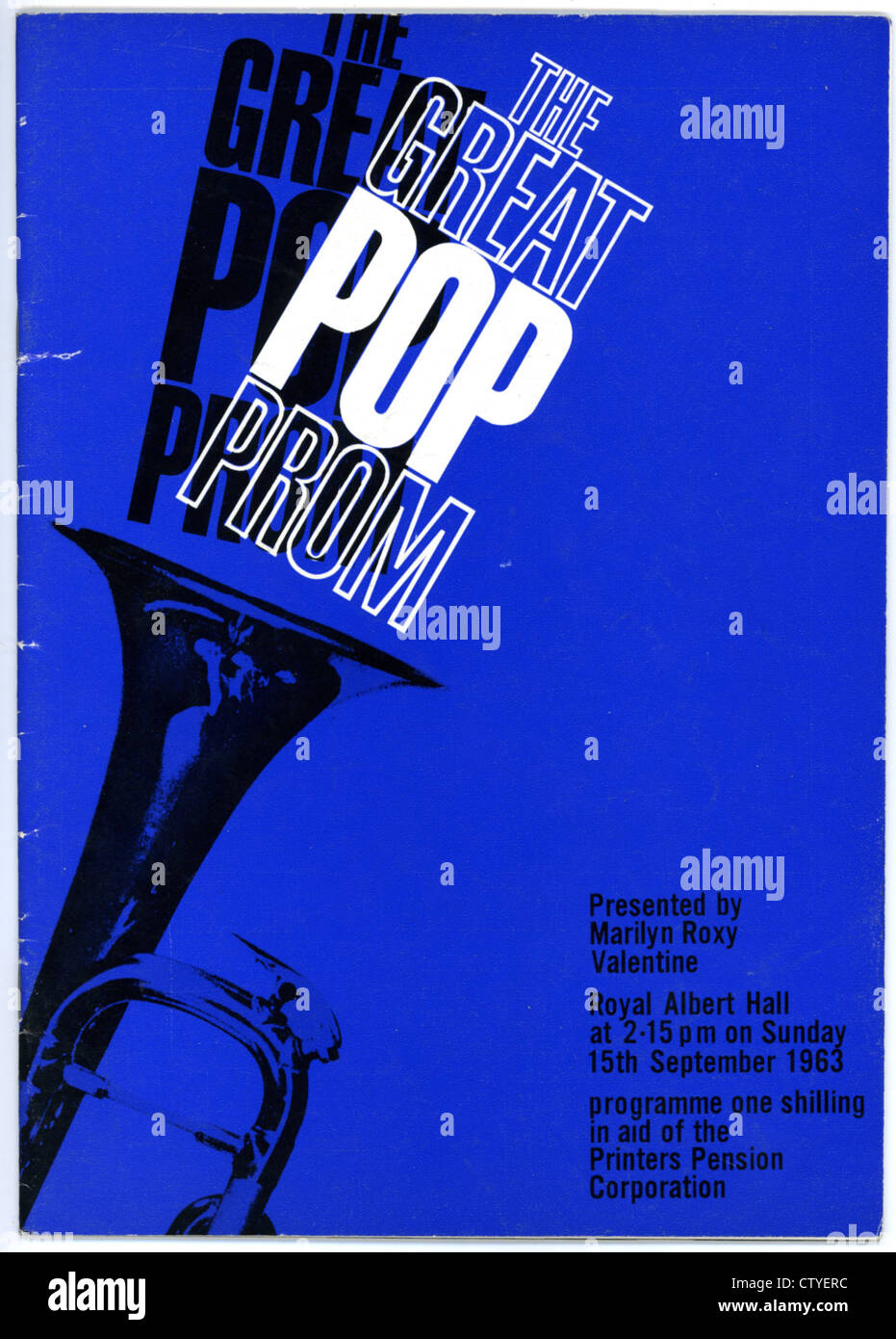 000713 - Il grande Pop Prom Programma dal Royal Albert Hall il 15 settembre 1963 Foto Stock