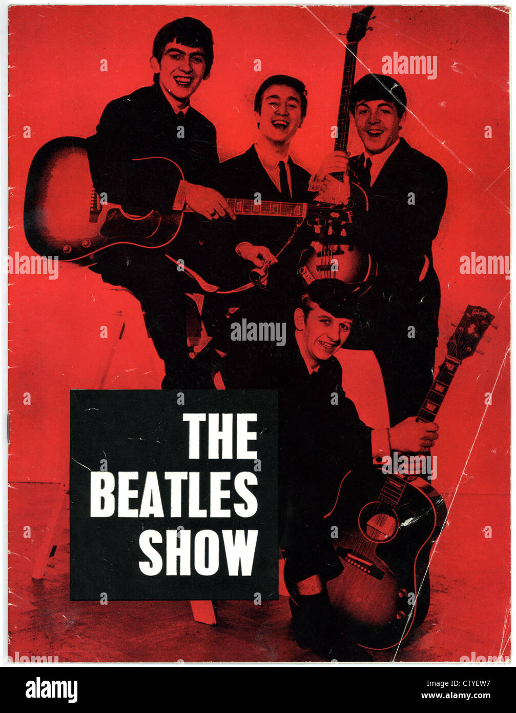 000842 - The Beatles Visualizza il programma da Southport Odeon nel mese di agosto 1963 Foto Stock