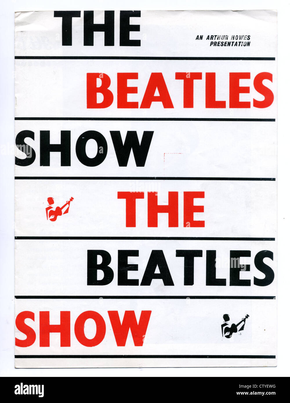 000857 - The Beatles Show il programma da Blackpool il 4 Agosto 1963 Foto Stock