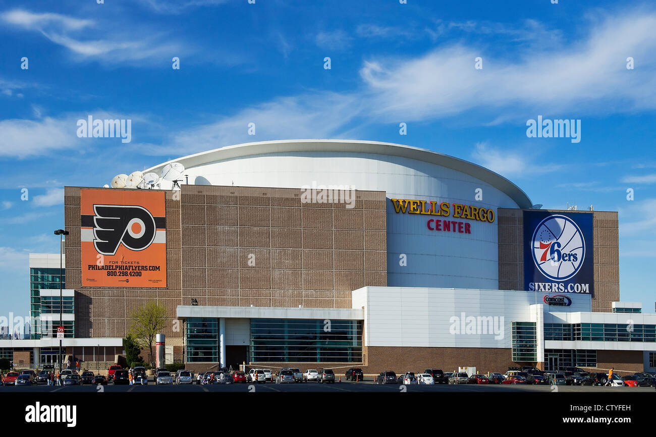 Wells Fargo center, Philadelphia, Pennsylvania, Stati Uniti d'America Foto Stock