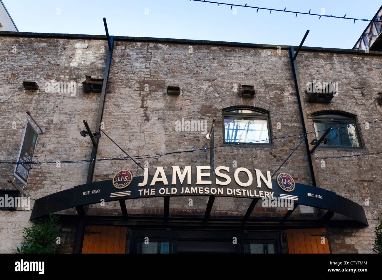 Distilleria di whisky a Dublino la città capitale di Irlanda Foto Stock