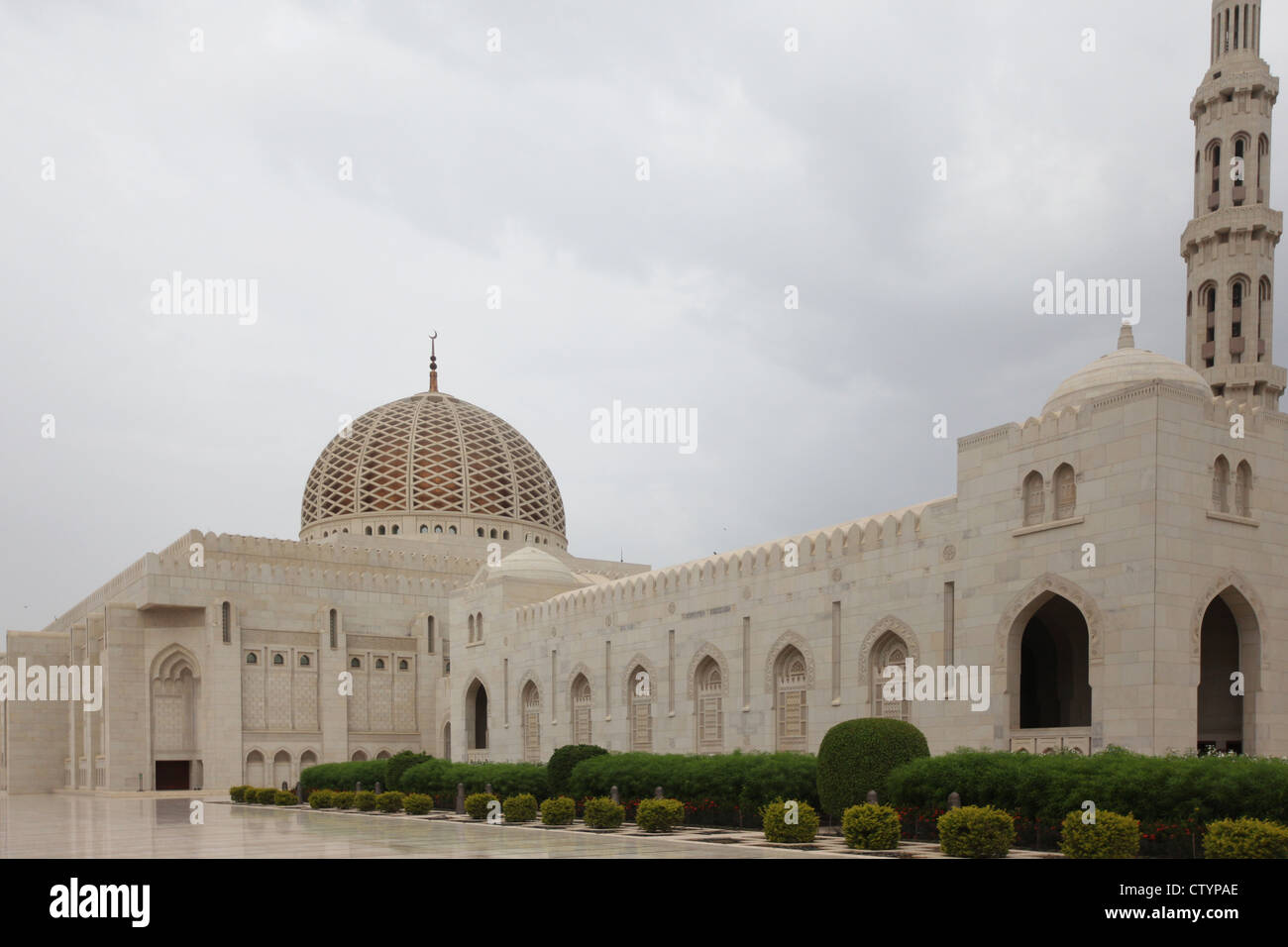 La moschea, in Muscat Oman Foto Stock