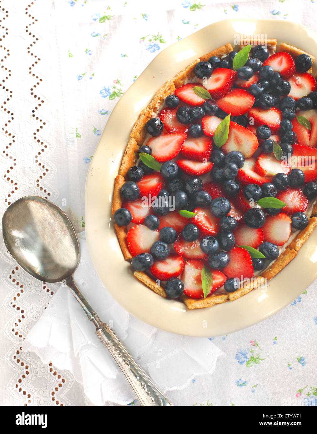 Berry Tiramisy estate Foto Stock