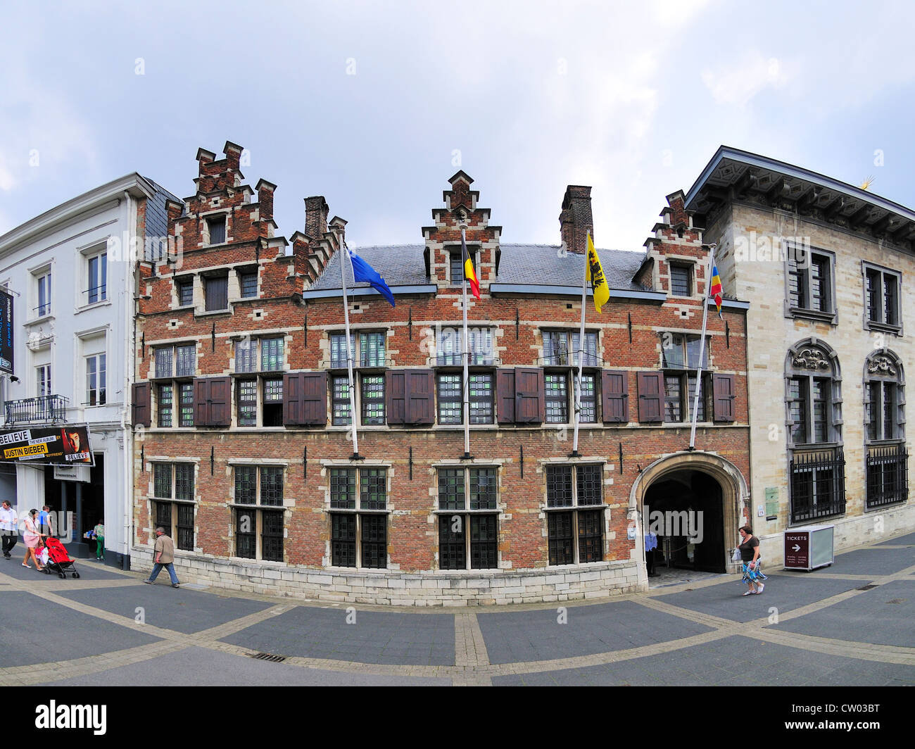 Antwerp / Antwerpen, Belgio. Casa di Rubens (1617) facciata Foto Stock