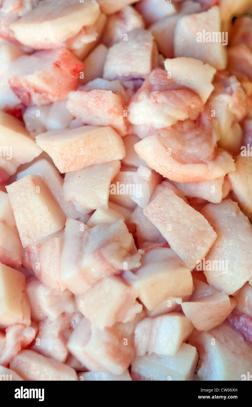 Chiudere l immagine della carne fresca suina. Foto Stock