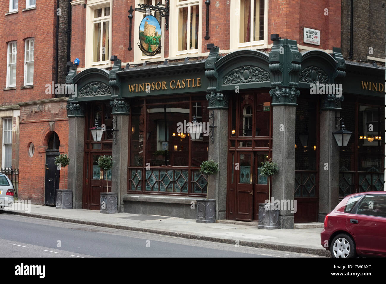 Il Castello di Windsor Pub di Londra, Regno Unito Foto Stock