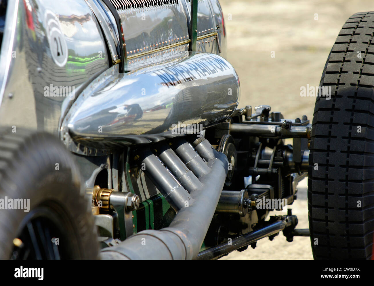 Alcune splendide vetture da Top Gear le ali e le ruote mostrano, 2011. Dalla Ferrari F40's Napier Railtons, aveva tutto! Foto Stock