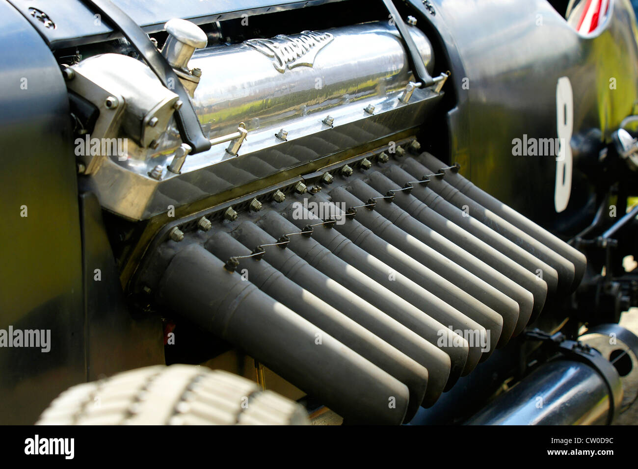 Alcune splendide vetture da Top Gear le ali e le ruote mostrano, 2011. Dalla Ferrari F40's Napier Railtons, aveva tutto! Foto Stock