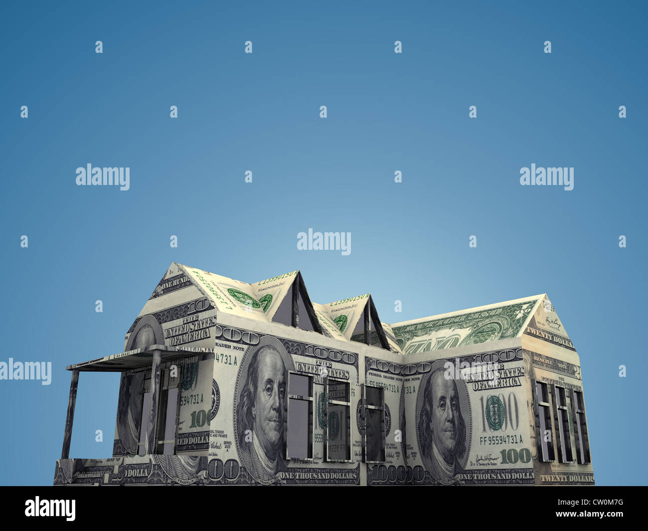 Casa del dollaro Foto Stock