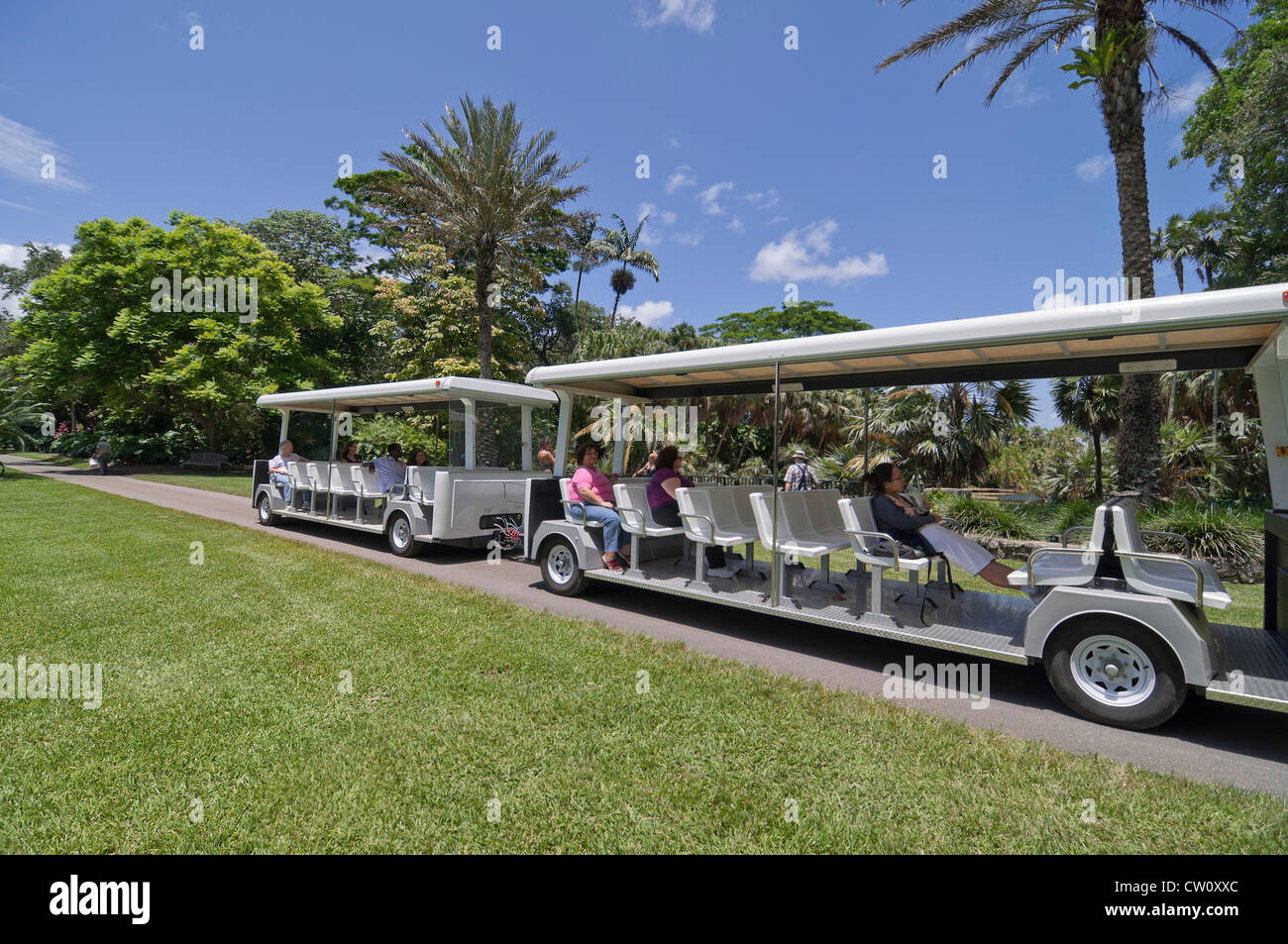 Fairchild Tropical Giardini Botanici a Coral Gables, un sobborgo di Miami, Florida. Foto Stock