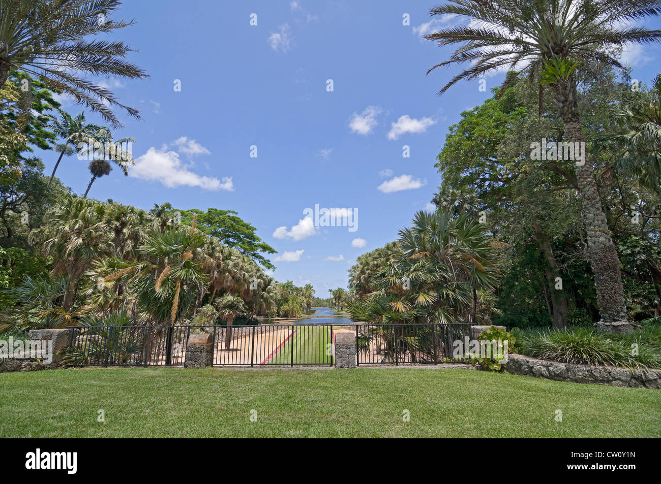 Fairchild Tropical Giardini Botanici a Coral Gables, un sobborgo di Miami, Florida. Foto Stock