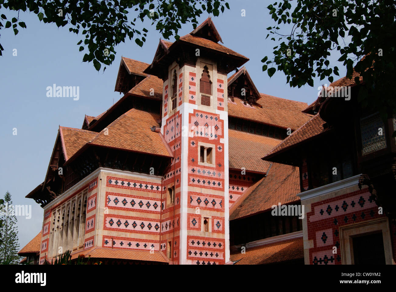 Napier Museo Palazzo storico in Trivandrum Kerala India.Indian Royal capolavoro architettonico e musei di storia naturale. Foto Stock