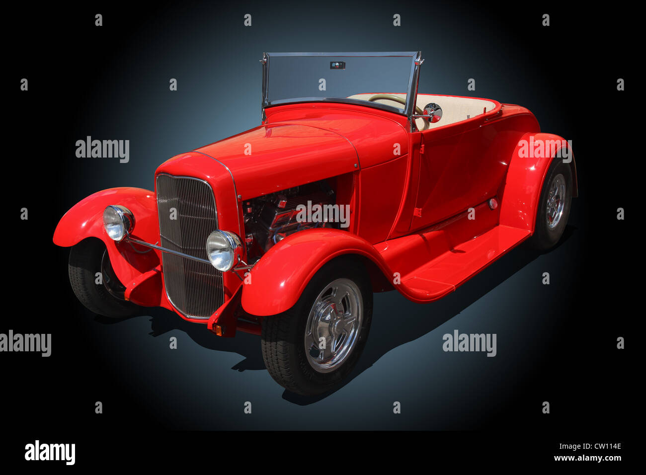Auto- Red Roadster. Foto Stock