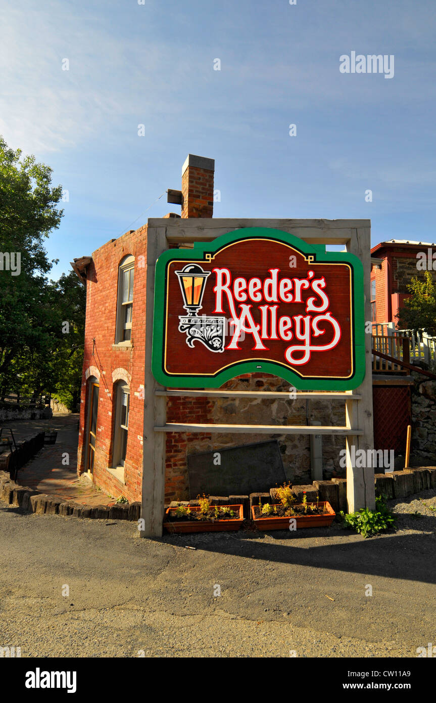 Reeder's Alley Helena Montana MT US Foto Stock