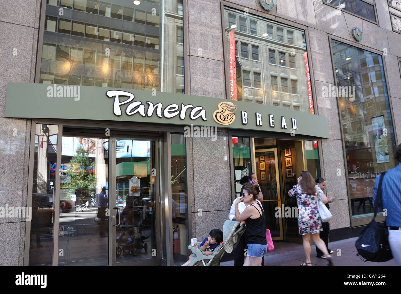 Panera Bread Bakery Cafe, New York, Stati Uniti d'America Foto Stock