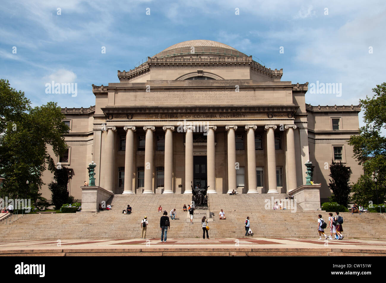 La Columbia University ( nella città di New York ) Upper West Side Harlem negli Stati Uniti d'America Foto Stock