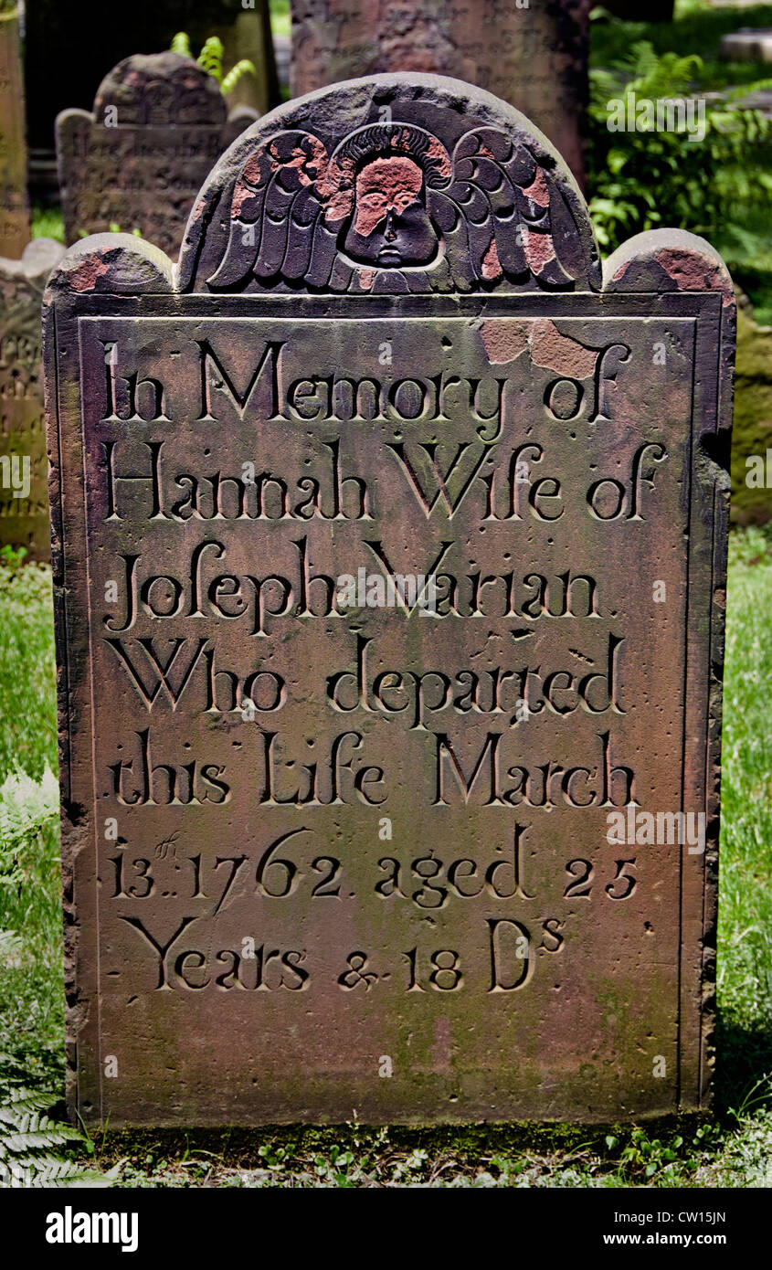 Memoria di Hannah Varian Giuseppe Varian Trinità Chiesa Episcopale Broadway Lower Manhattan New York City Stati Uniti d'America Foto Stock