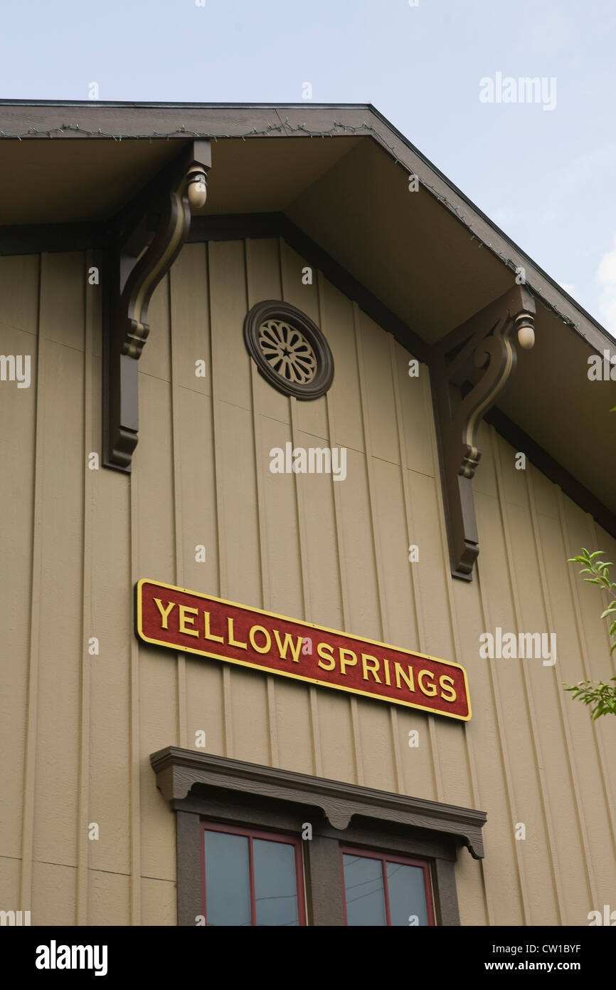 Yellow Springs Ohio Foto Stock