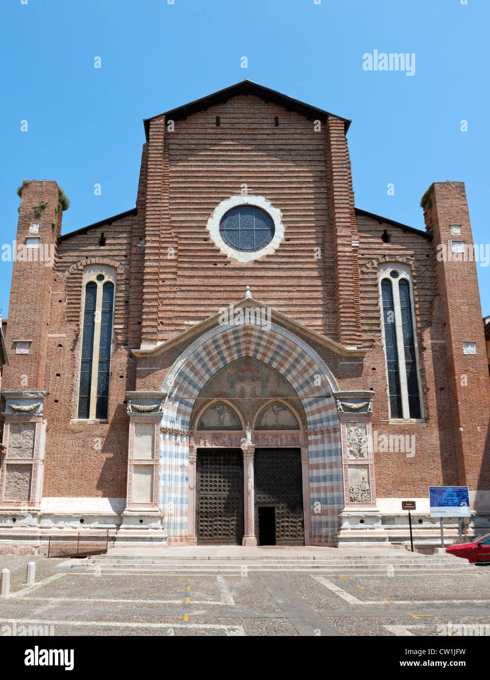 Chiesa di Santa Anastasia Verona Brescia Regione Italia Foto Stock