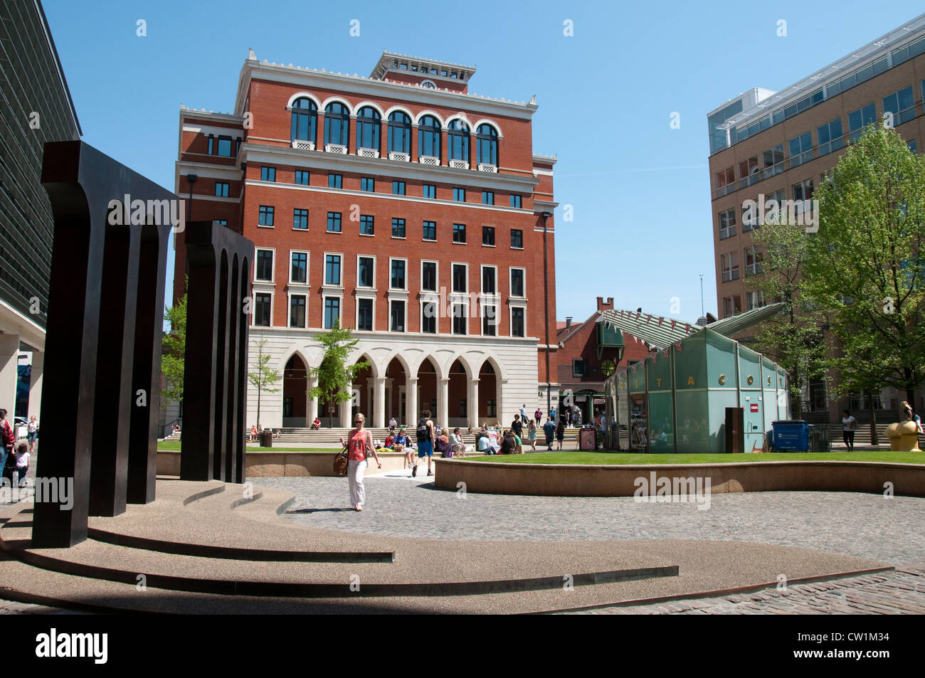 Danielle posto nel centro della città di Birmingham, West Midlands, Regno Unito Foto Stock