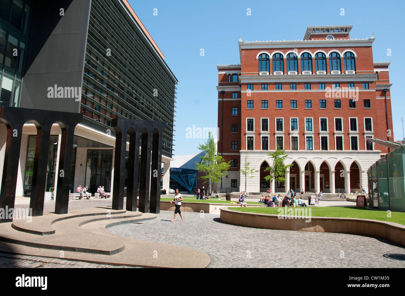 Danielle posto nel centro della città di Birmingham, West Midlands, Regno Unito Foto Stock