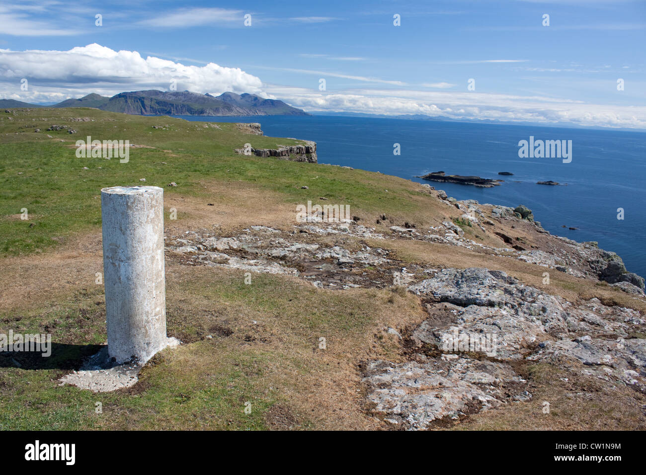 Isola di Canna, piccole isole Ebridi, Scozia Foto Stock