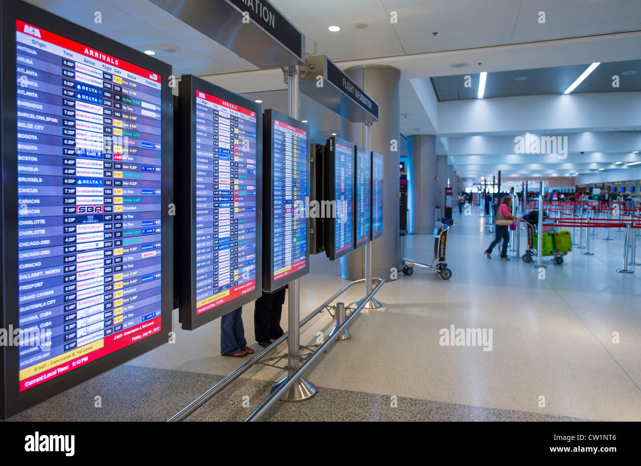 Miami Intl. Aeroporto su Luglio 6 2012. Foto Stock