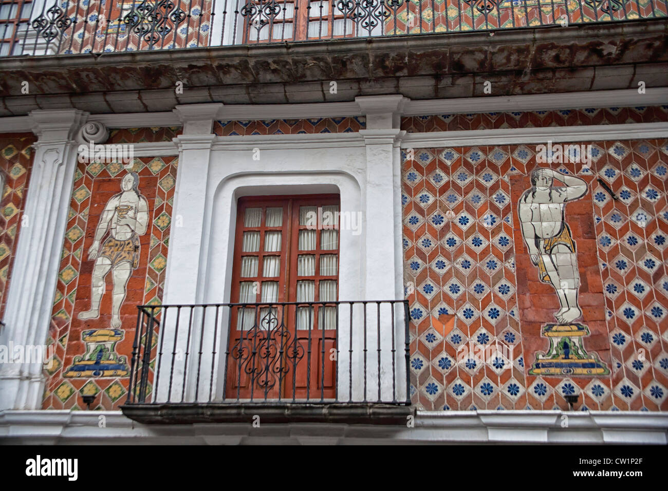 Casa de los Muñecos in Puebla, Messico Foto Stock