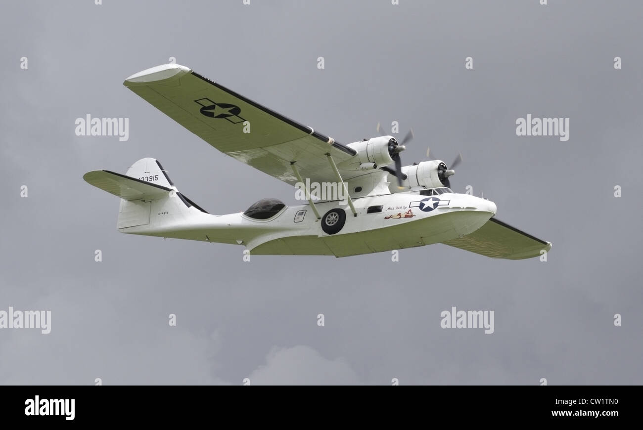 Diritto consolidato costruttiva PBY-5A Catalina flying boat Foto Stock