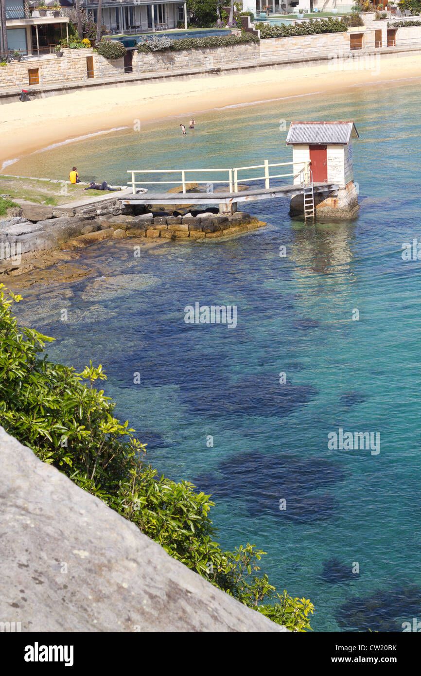 Camp Cove Beach sul Porto di Sydney Foto Stock