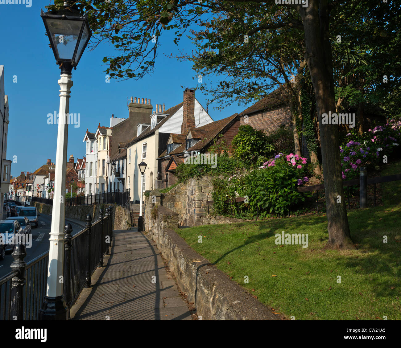 Città Vecchia, Hastings, East Sussex, Inghilterra. Foto Stock