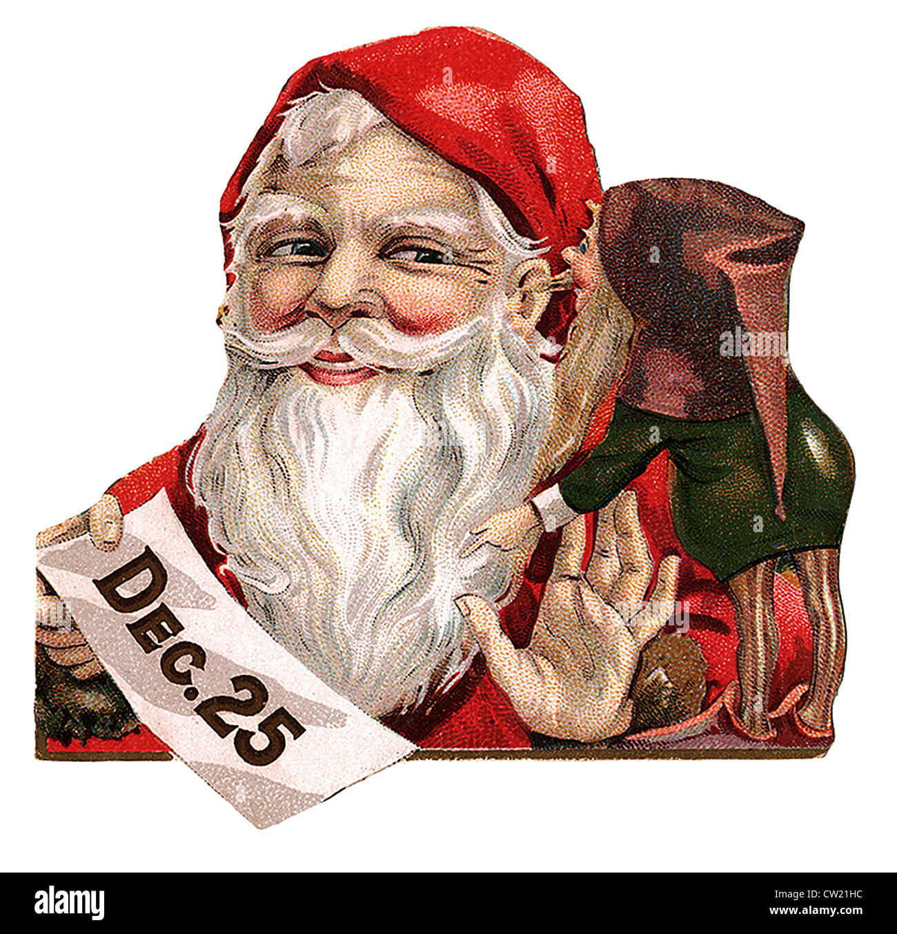 Divertente Babbo Natale Foto Stock