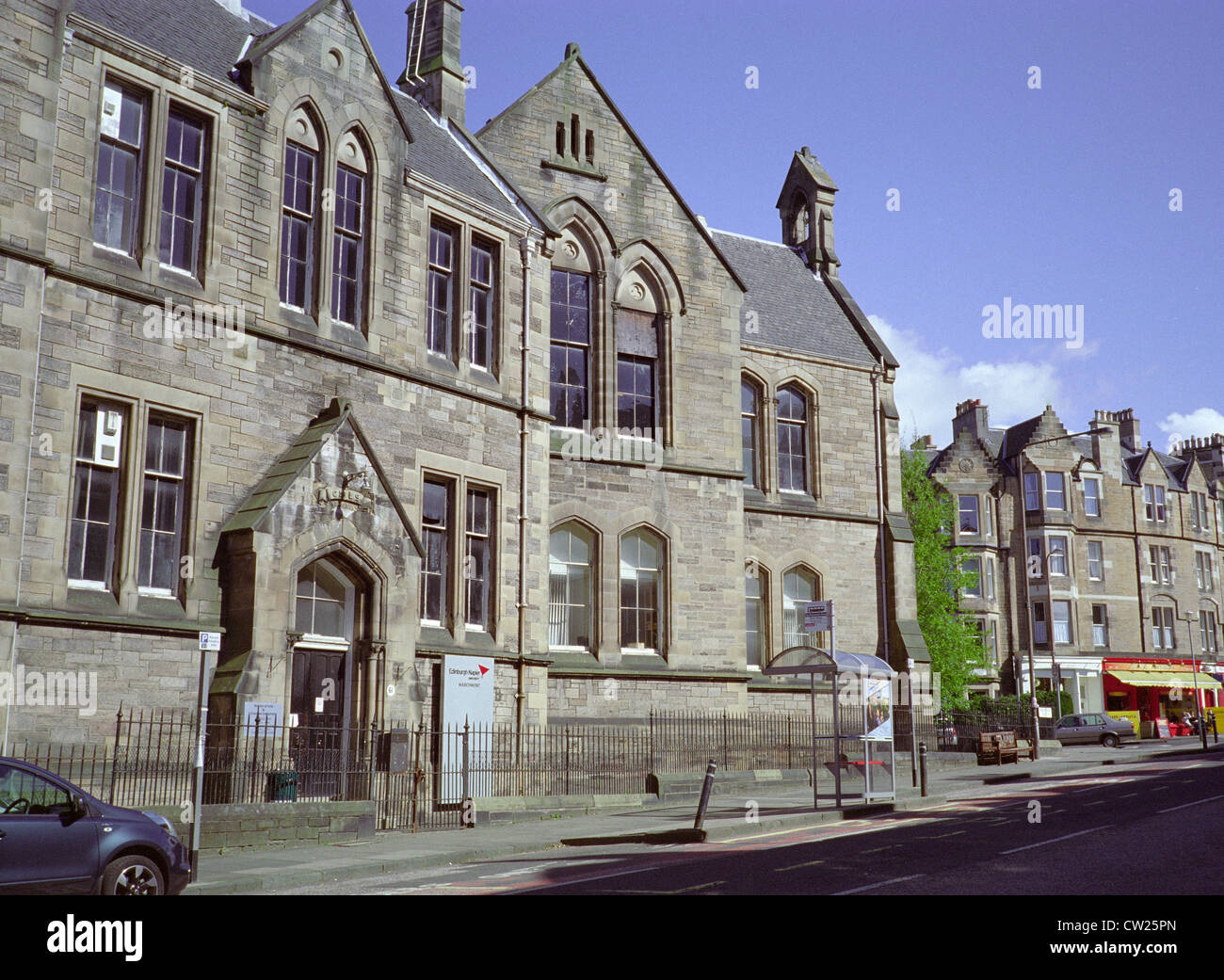 Scuola di arti & industrie creative, Marchmont Road, Napier University Campus Marchmont, Edimburgo, Scozia, Regno Unito Foto Stock