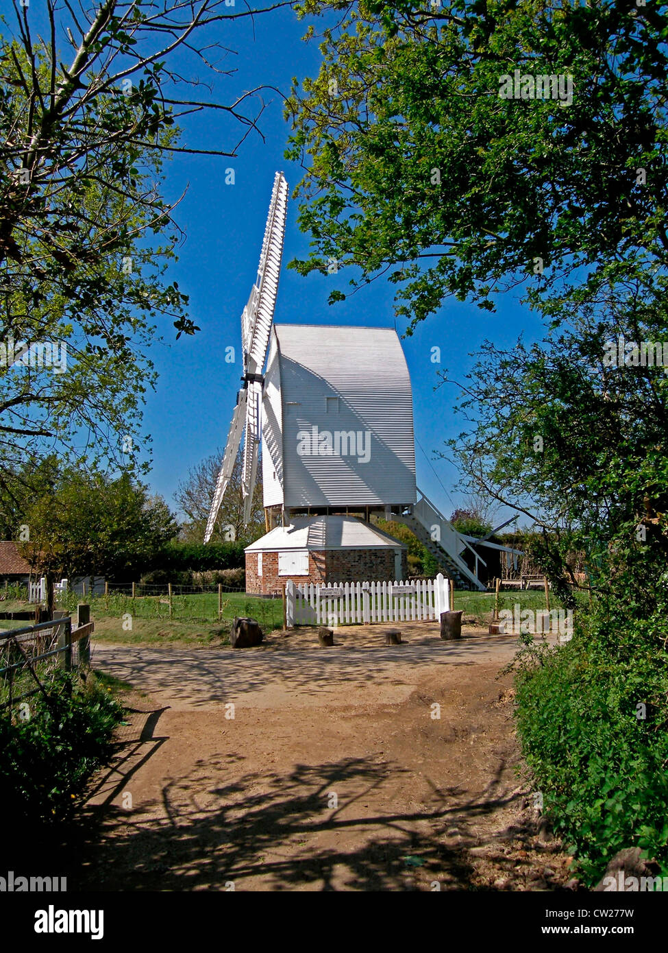 Oldland Windmill, Keymer, West Sussex, Inghilterra, Regno Unito Foto Stock