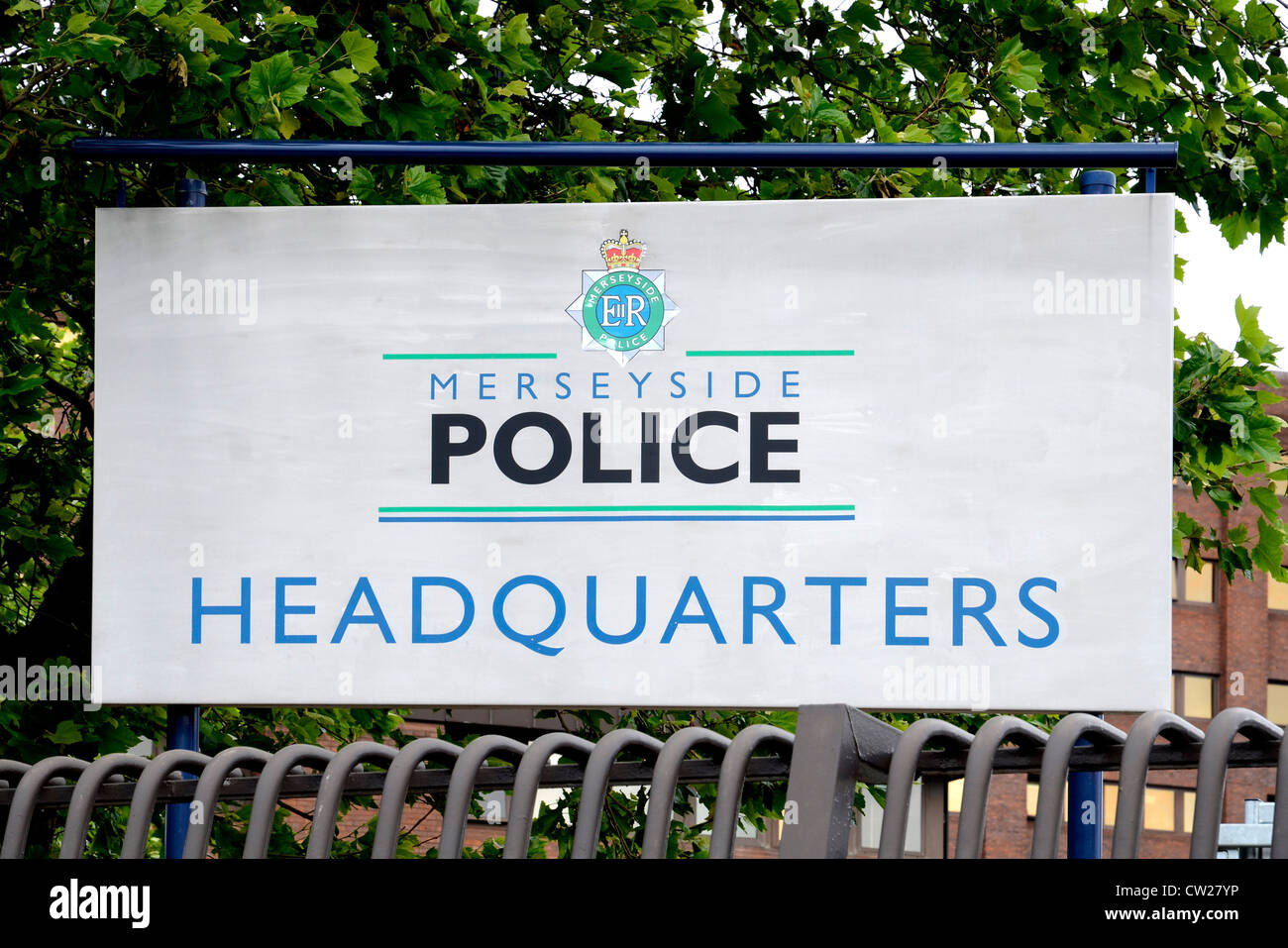 La polizia del Merseyside ha sede a Liverpool, Regno Unito Foto Stock