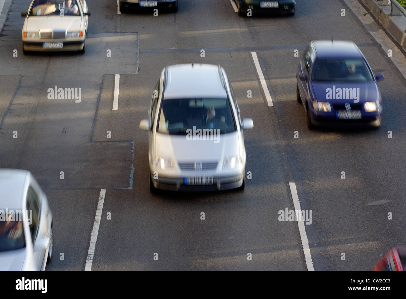 Berlin city motorway Foto Stock